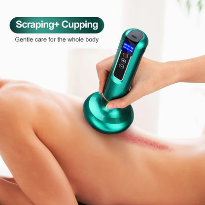 Intelligent Suction Medical Cupping Set Beauty Massager Glass Jars Anti Cellulite Cupping Vacuum Slimming Guasha Massage